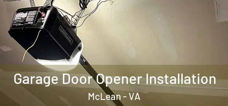  Garage Door Opener Installation McLean - VA
